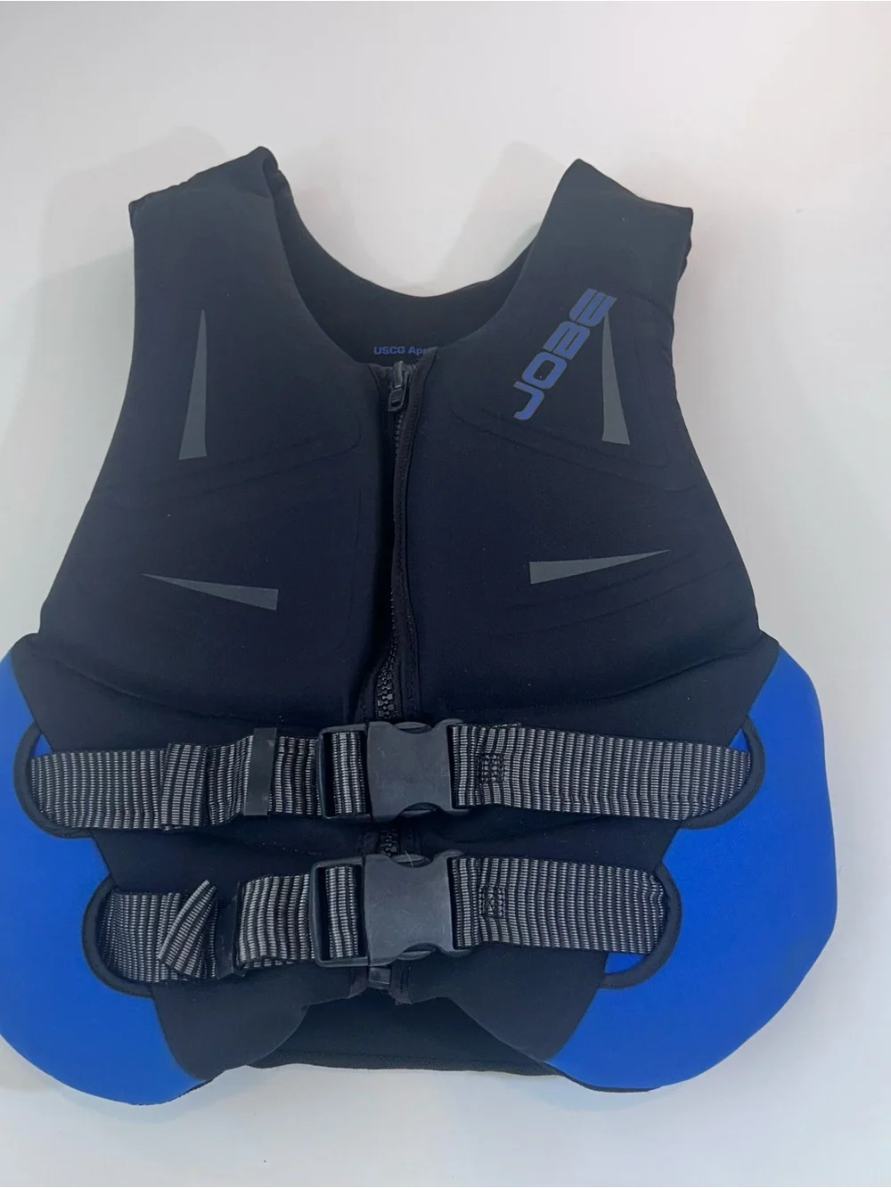 Men’s Black and Blue Neoprene Swim Hybrid Vest